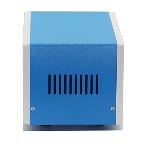 Zulkit Electronic Enclosures Blue Metal Enclosure Project Case DIY Box Junction Case Enclosure Preventive Case 8.3x7.1x5.5inch (210x180x140mm) - size: 8.3" x 7.1" x 5.5"