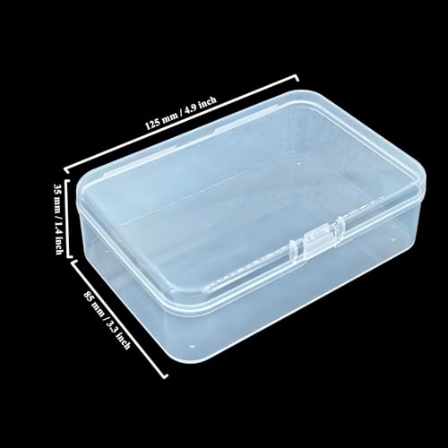 LJY 24 Clear Plastic Boxes, 4.9 x 3.3 x 1.4 in for Diamond Painting - color: Transparent, size: 4.9 x 3.3 x 1.4 inch