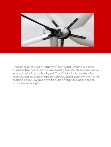 Wind Generator Plans DIY Windmill Turbine Alternative Energy Build Your Own