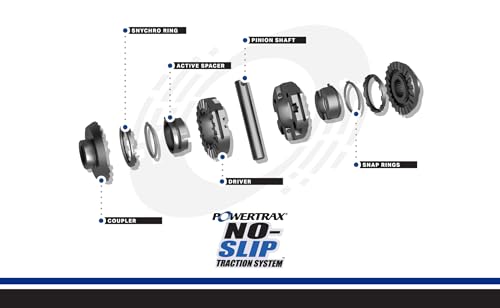 PowerTrax 9207752605 No-Slip Differential Locker, 26 Spline, Fits GM 7.5" Open Differential, Compatible with Chevrolet Camaro, S10, Caprice - color: GM 7.5" No-Slip 26 Spline Axle (9207752605)