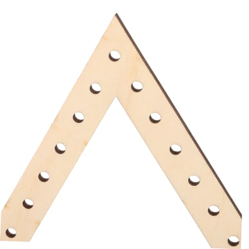DIYEAH Weaving Loom Crafting Triangle Set Portable Loom Board Tool with Shuttle and Comb for Yarn Tapestry Bracelet and Handcraft Weaving Projects