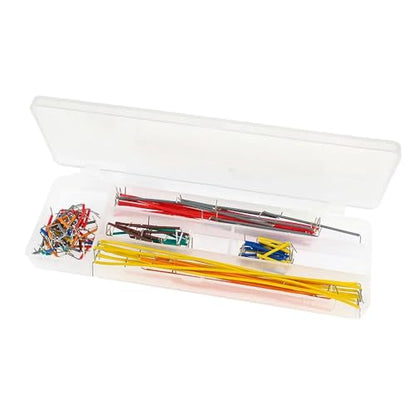 140PCS Jumper Wire Kit 400Tie Breadboard Jumper Wire with Box for Arduino Prototyping Circuit DIY Electronic Project - color: 1pcs400TieBreadboard-LineCable140pcs