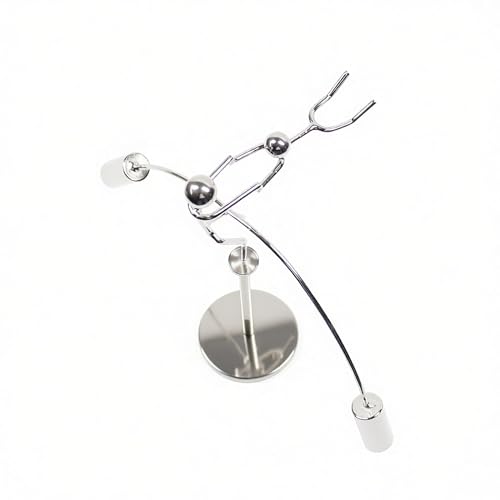 Sunnytech Weight Lifting Stainless Physics BalanceTumbler Kinetic Art Balancing Decompressive Science Psychology Home Offic Decor Desk Decor Toy WJ161 - style: WJ161