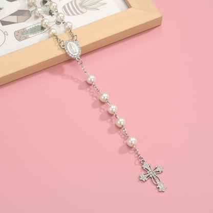 Jiali Q 20 Piece Set Rhinestone Cross Connectors and Pendants for Jewelry Making (Silver - Cross B) - color: Silver - Cross B