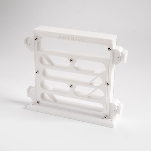 Ant Farm Observation Nest, White, Multi-Layer Educational Formicarium with 4 Extension Ports, Vertical Standing Design