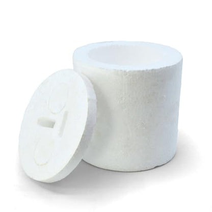 Eisco - Polystyrene Cup Calorimeter with Lid for Simple and Effective Calorimetry - Economical Design for Measuring Heat of Reaction - STEM, Chemistry, and Classroom Use