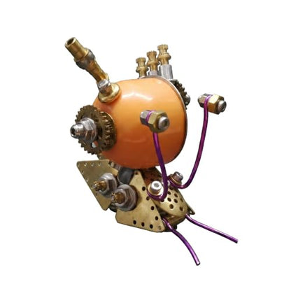 Steampunk Snail 3D Metal Puzzle Mechanical Kits 140+ Pcs DIY Assembly Model 3-Star Difficulty STEM Premium Desktop Decor Christmas & Birthday Gift for Teens Men Adults (Snail-O) - style: Snail-O