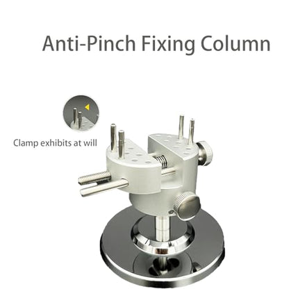 2.5 Inch Mini Vise with 360 Degree Swivel Base Aluminum Alloy Tabletop Vise for Jewelry Watch & DIY