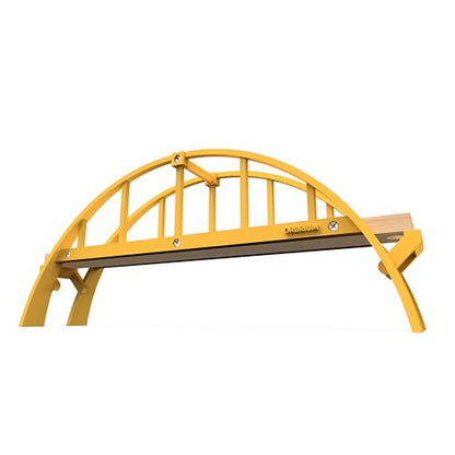 ORBRIUM Super Long Double Span Arch Bridge Almost 5 Ft Long for Wooden Railway Wood Train Tracks Compatible with Thomas, Brio, Chuggington, Melissa and Doug, Imaginarium Wooden Train