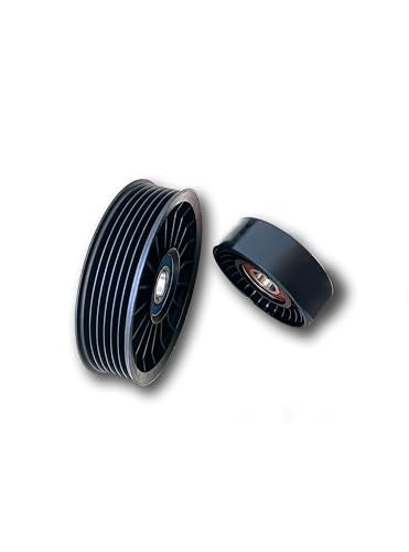Serpentine Belt Idler Pulley Set 864625T 8M6500024 865598 Compatible with Mercruiser 4.3L 5.0L 5.7L 6.2L V6 V8 MPI Marine Engines 2 Pack