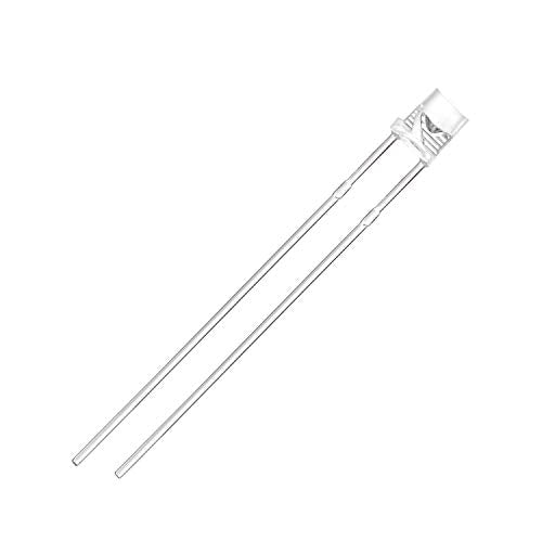CHANZON 100 pcs 3mm Red LED Diode Lights (DC 2V 20mA) - color: B) Red (100pcs)