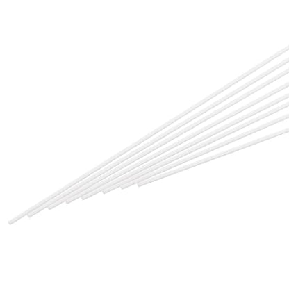 MECCANIXITY ABS Plastic Rod 1 mm x 500mm White Pack of 30 Pcs - color: White, size: 1 mm x 500 mm