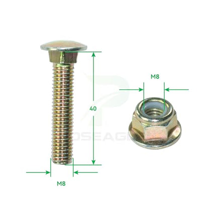AUC16698 Idler Pulley for John Deere Z425 Z225 Z445 Lawn Tractors - size: 1xAM106627