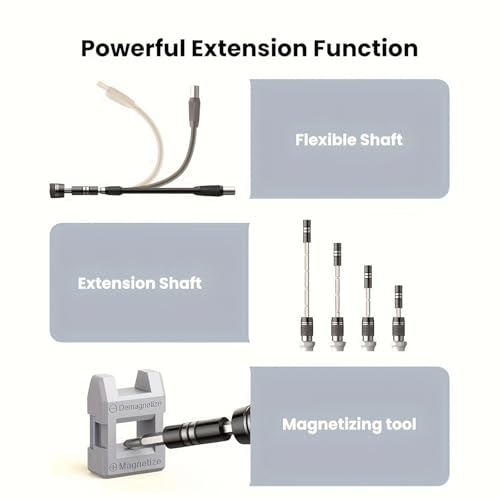 115-in-1 Screwdriver Set, Strong Magnetic Multi-Bit Tool Kit with Special-Shaped Bits, Professional Precision Repair Tools for Phone, Laptop, Electronics - color: Red