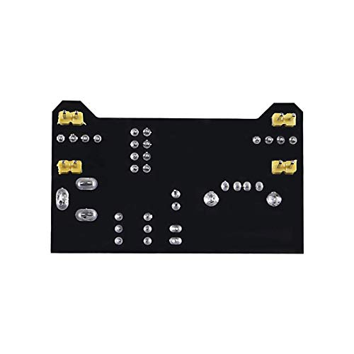 3.3V 5V MB102 Solderless Breadboard Power Supply Module with 9V Battery Clip Power Cable 2.1x 5.5mm Male DC Jack Plug for Arduino (Pack of 3) - size: 3 Set