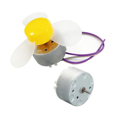 Gikfun 2-Pack High Torque 500 DC Motor for DIY Fan & DIY STEM Kits