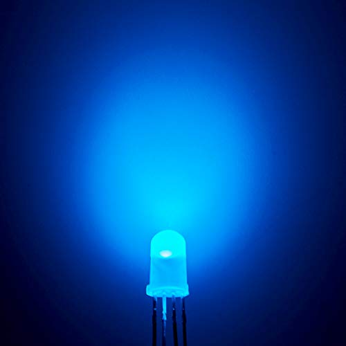 CHANZON 100 pcs 5mm RGB Multicolor Diffused LED Diode Lights Common Anode - color: L) Rgb (Common Anode) (100pcs)