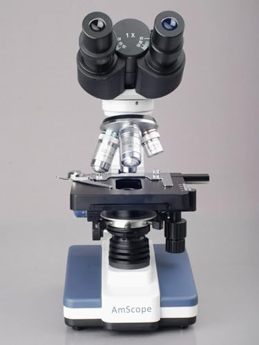 AmScope B120 Siedentopf Binocular Compound Microscope, 1000X - style: Base Microscope