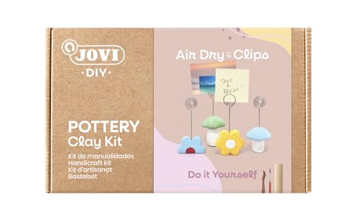 Jovi - DIY Air Dry Kit - Clips Gift Pottery Kit for Adults - color: Clips