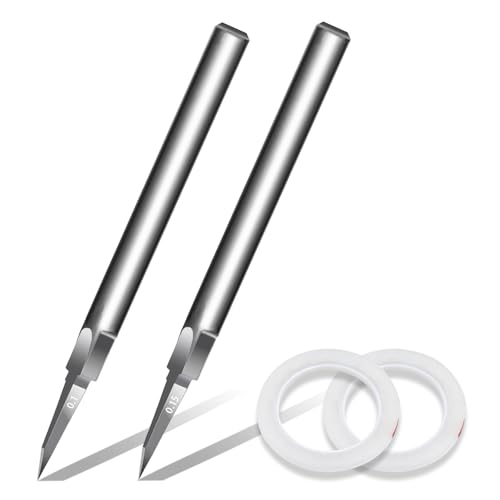 Model Scriber Blades Tungsten Steel 0.10mm & 0.15mm - style: 0.1+0.15mm