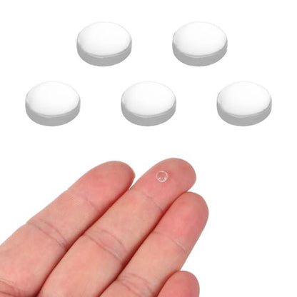 PATIKIL 5 Pcs Convex Lens, 4mm OD 4mm Focal Length Magnifier Lens Optical Lenses Borosilicate Magnifying Glass Flat Convex for DIY Crafts Office Home Science LED Spotlights Flashlights - size: 4mm OD x 2mm H x 4mm Focal L