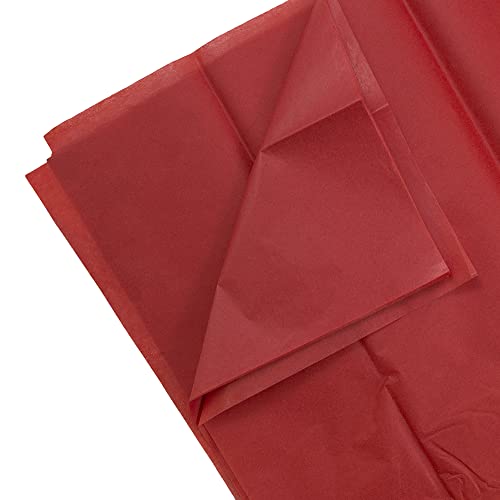 JAM PAPER Tissue Paper - Red - 10 Sheets/Pack - color: Red, size: 10 Count (Pack of 1)
