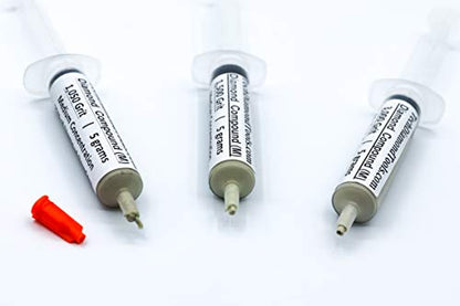 TechDiamondTools Diamond Polishing Paste Kit — 3 Grits (1050, 1500, 3000) | USA Made | Oil-Based Syringes | Progressive Polishing Set for Metal, Glass, Gemstone, Knife, Jewelry | 25% Diamond Powder - size: 1050 1500 3000 Grit, style: Medium 25% concentrat