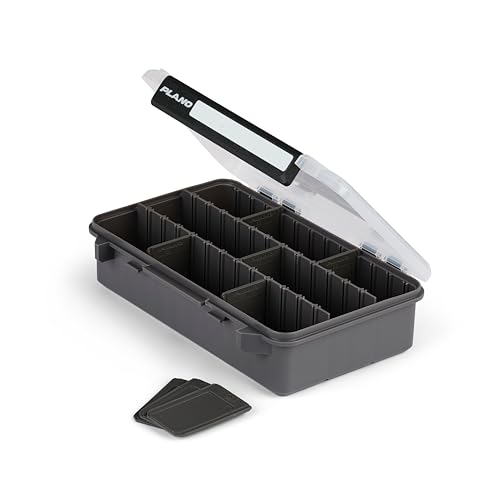 Plano StowAway 3600 Deep Stow Tackle Box with Corrosion-Preventive Rustricor, Single Latch Design, Transparent DuraView Lid, Stackable Storage for Fishing Bait, Lures and Gear - size: 3600 Deep, style: New Model