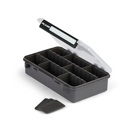 Plano StowAway 3600 Deep Stow Tackle Box with Corrosion-Preventive Rustricor, Single Latch Design, Transparent DuraView Lid, Stackable Storage for Fishing Bait, Lures and Gear - size: 3600 Deep, style: New Model