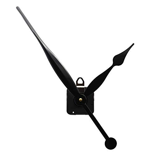 TIKROUND 12888 High Torque Quartz Clock Movement Replacement Parts with 350 mm / 13.78 Inch Long Spade Hands - size: Total minute hand length 13.78 inch