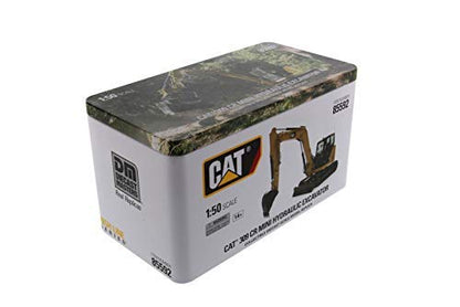 CAT Caterpillar 309 CR Next Generation Mini Hydraulic Excavator with Work Tools and Operator High Line Series 1/50 Diecast Model by Diecast Masters 85592