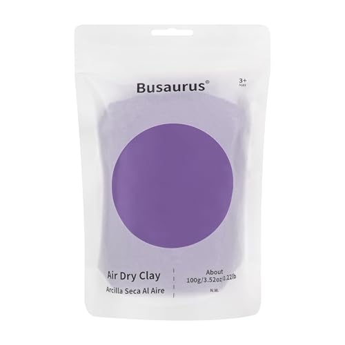 100g Purple Air Dry Foam Clay for Kids & Adults - color: Purple