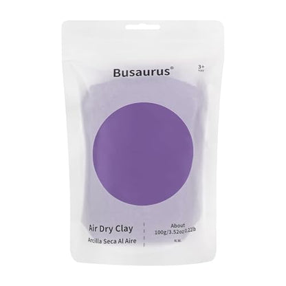 100g Purple Air Dry Foam Clay for Kids & Adults - color: Purple