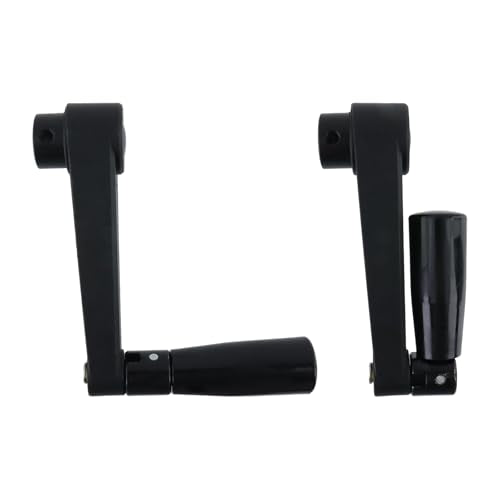 2 Set 5 Inch Nylon Crank Handle for Industrial Machine Tools - style: HD-12mm/2 Set