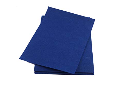 YYCRAFT Stiff Felt Sheets Thick Felt 9 Inch X 12 Inch - 12 Pcs Pack, Royal - color: Royal