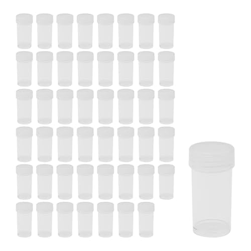 Chinflly Diamond Art Storage Containers with Screw Lids, 48Pcs