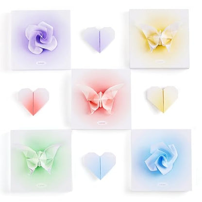 Leven Origami Paper, Colored Folding Craft Paper Kit 600 Sheets
