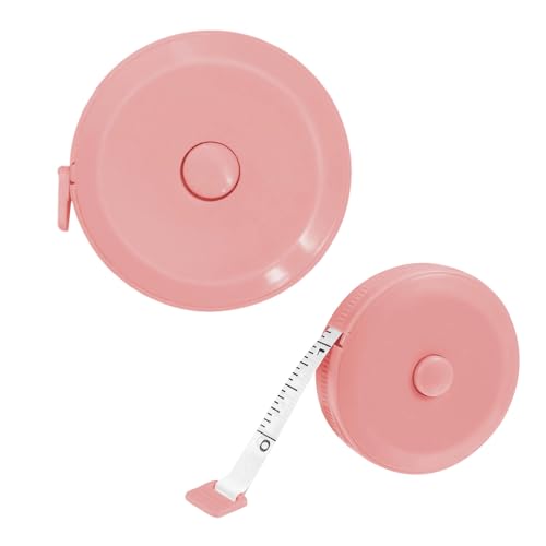 Soft Tape Measure for Body Fabric Sewing Tailor Cloth Knitting Craft Measurements, 59 Inch Portable Measuring Tool, Pink - color: Pink