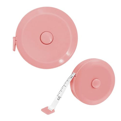 Soft Tape Measure for Body Fabric Sewing Tailor Cloth Knitting Craft Measurements, 59 Inch Portable Measuring Tool, Pink - color: Pink