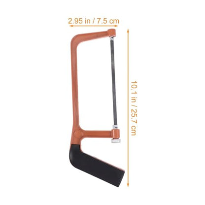 Angoily Mini Hacksaw for Kids Children Handsaw with Non-Slip Handle and 5 Replaceable Blades Compact Manual Saw for Woodworking Garden Pruning Tree Trimming Diy Crafts Furniture Repair