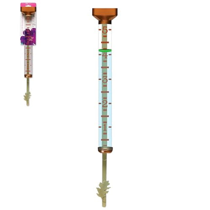 Headwind EZRead 15” Professional Outdoor Rain Gauge High-Visibility Float, Heavy-Duty, Weather-Resistant, Made in USA, Copper Finish - color: Copper
