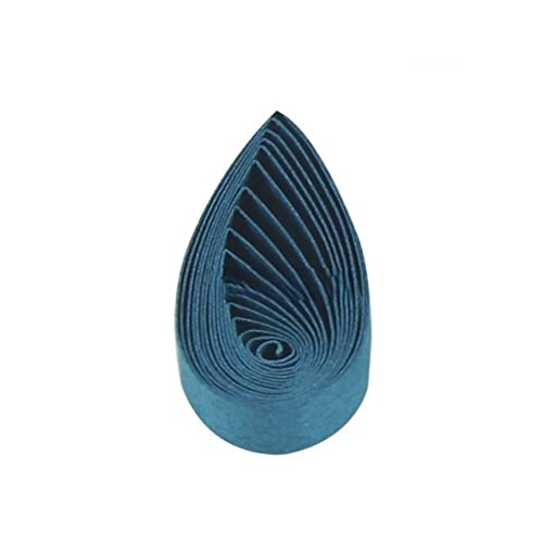 ODETOJOY Teal Quilling Paper Strips 7mm Crafts 1/4" Teal Paper Quilling Set for Beginners Card Making Scrapbooking-120pcs, 54cm (Teal) - color: Teal