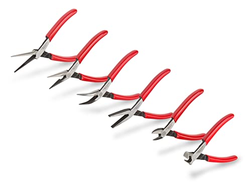 TEKTON Mini Pliers Set, 6-Piece | PMN99906 - size: 6-Piece
