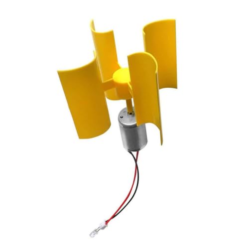 Vertical Axis Wind Turbine Generator Model DIY Physics Science Experiment Kit Educational Teaching Instrument for Learners Power Generation Principle Research