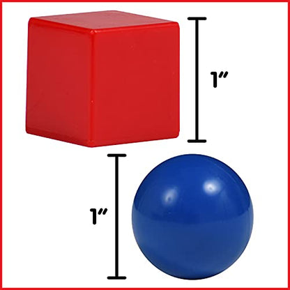 LEARNING ADVANTAGE edxeducation Mini Geometric Solids, Set of 40
