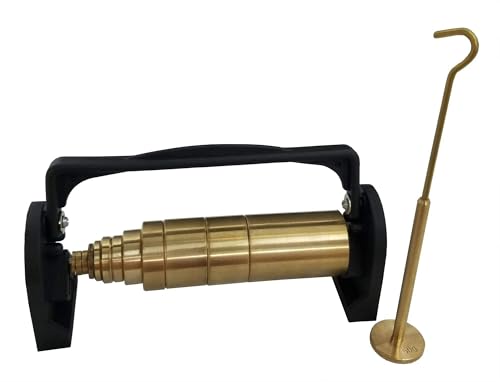 14009: Brass Slotted Weight Set – 12 Pieces (1g–500g) with 50g Hanger & Rack – STEM Physics Kit for Classroom & Homeschool – Demonstrates Force, Motion, Gravity, Inertia & Momentum