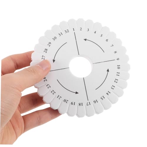 OSALADI 10pcs Round Weaving Disk Kit Slot Bracelet Braiding Tool for DIY Jewelry Making for Beginners Easy Operation Material