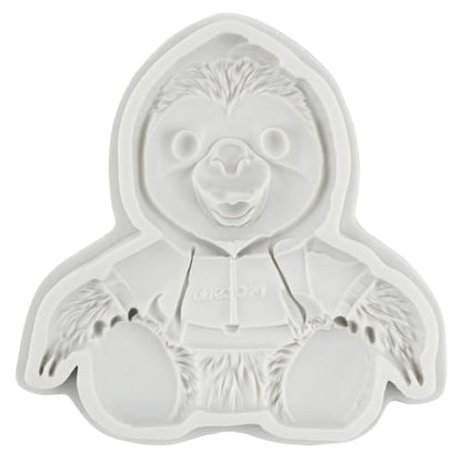 Cute Sloth Silicone Molds Animal Sloth Polymer Clay Mold - color: Style M