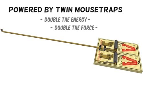 Double-Trouble: Twin Powered Mousetrap Car Kit for high torque applications