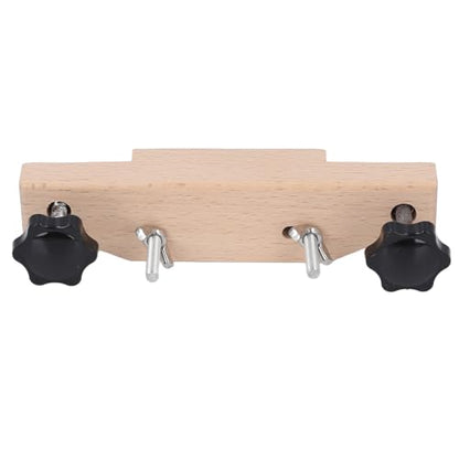 Generic Guitar Bridge Clamp Maple Wood Metal with Cork Spacers L Wrench for Acoustic Guitar Bridge Holding Repair Luthier Tool Accessory Repair Tool Maintenance